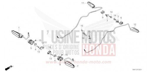 CLIGNOTANT (CBR650RA) CBR650RAP de 2023